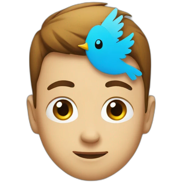 Twitter X Logo emoji