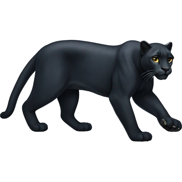 full body panther emoji