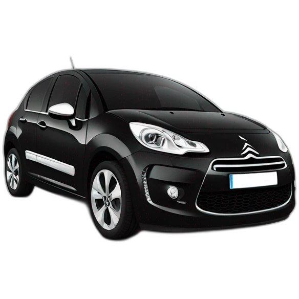 Citroen c3 2013 black emoji