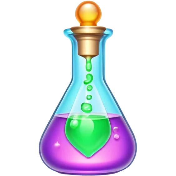 Clash of Clans aesthetic: Cinematic Playful Sci-fi Health Potion Emoji, rendered in a 3D vector-style similar to standard emojis with minimal shading and bold, simplified shapes. A compact, futuristic vial with a glowing neon liquid and sleek contours, softly glowing with a healing cosmic charm. Simplified yet unmistakably iconic, highly detailed and consistent, glowing with a soft radiant glow and high shine. Stylized with a touch of futuristic alchemy and a soft glowing outline, capturing the essence of a vital energy elixir with a playful, interstellar spirit! emoji