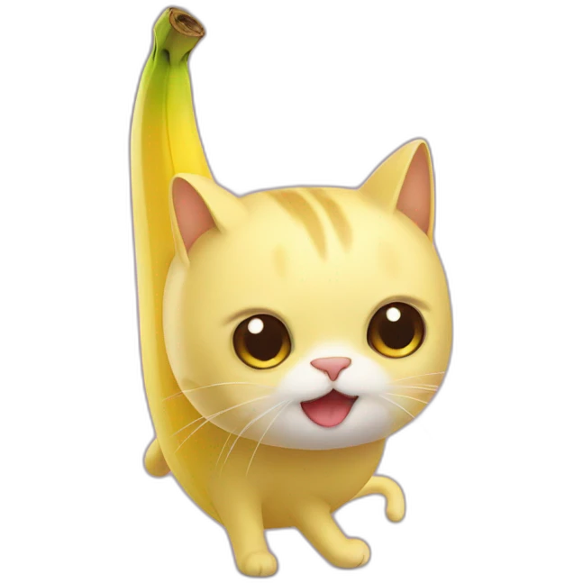 Banana cat emoji
