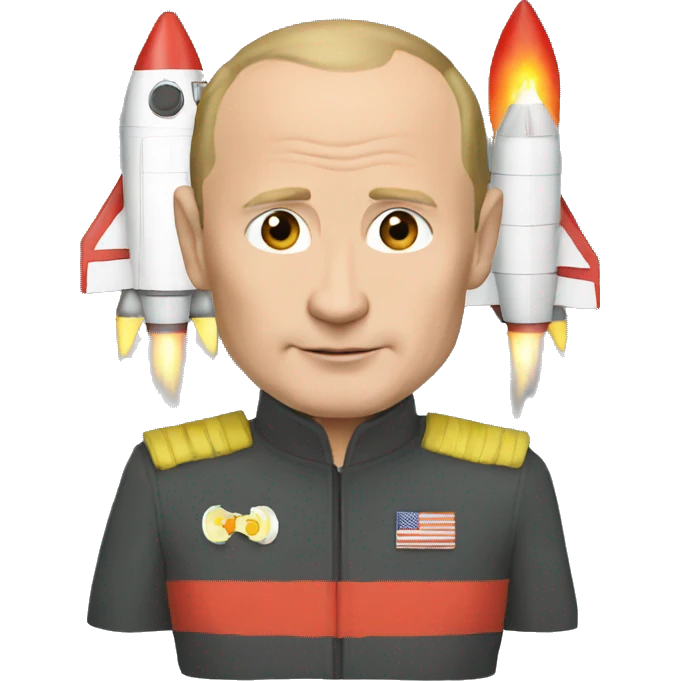 putin and rocket emoji