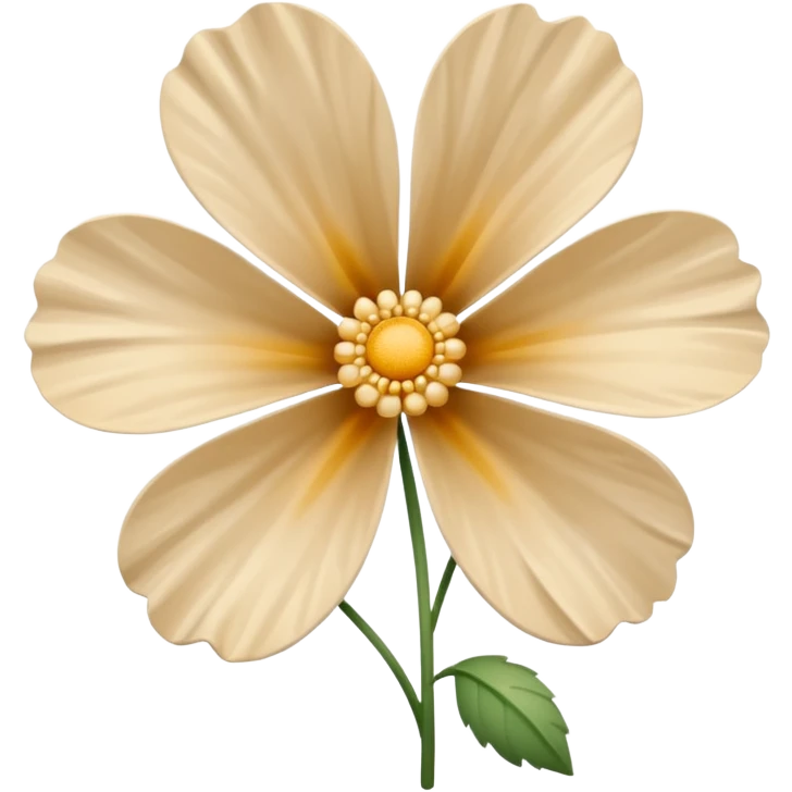 flower beige emoji