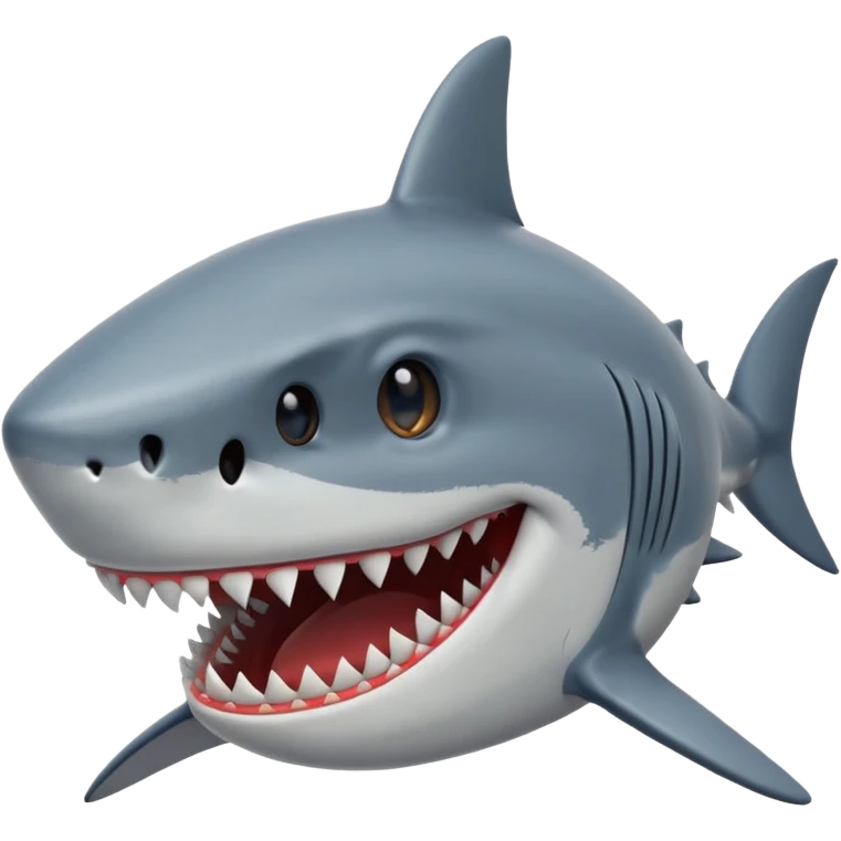 SHARK HAPPY FACE POV emoji