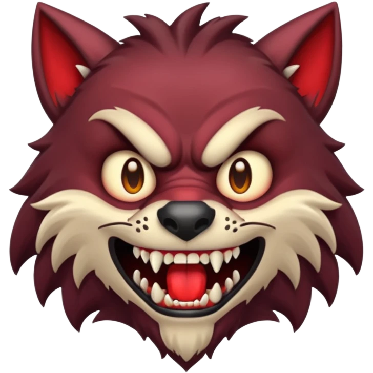Werewolf emoji that looks like slack vampire emoji emoji