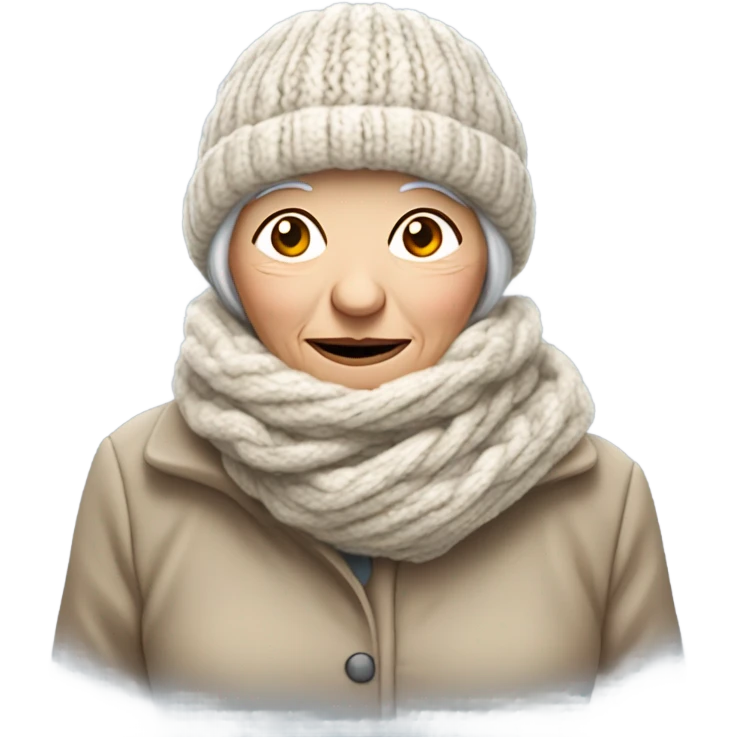 Super cold nonni emoji