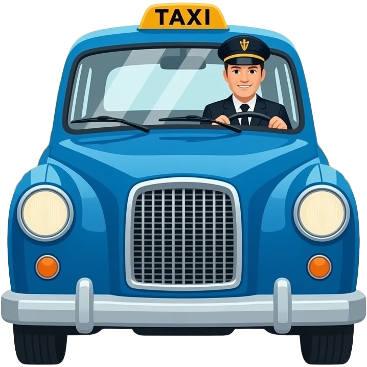 The priest as a taxist emoji