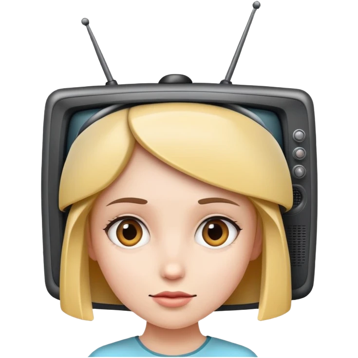 Tv girl  emoji