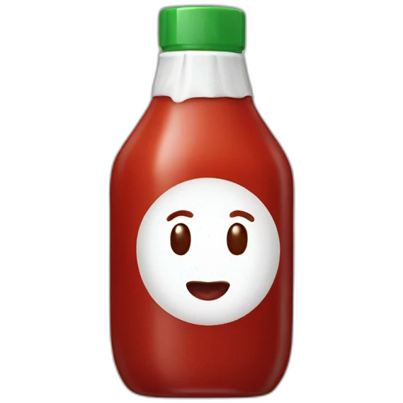 Ketchup bottle emoji