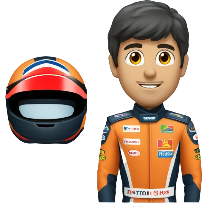 piloto de formula uno emoji