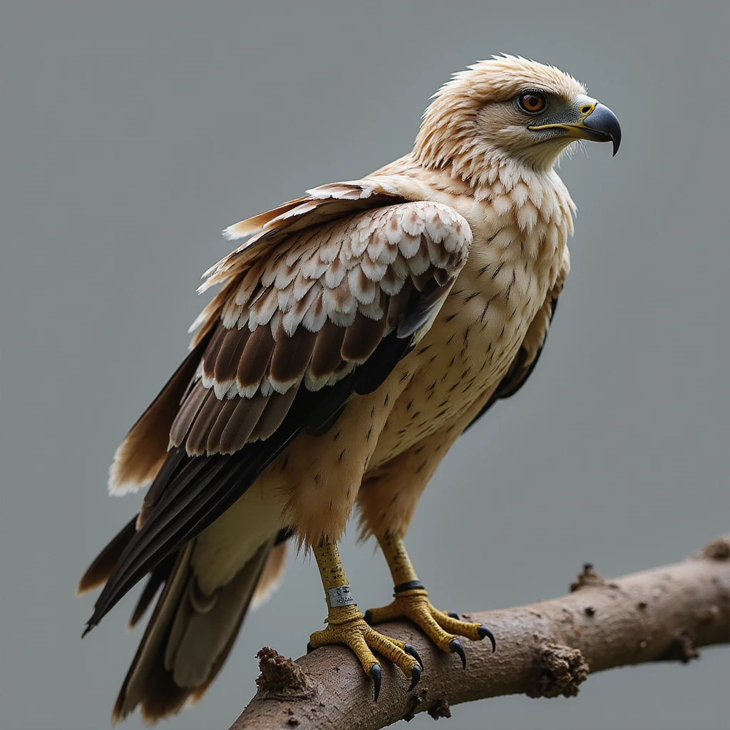 a right wing, realistic feathered style emoji
