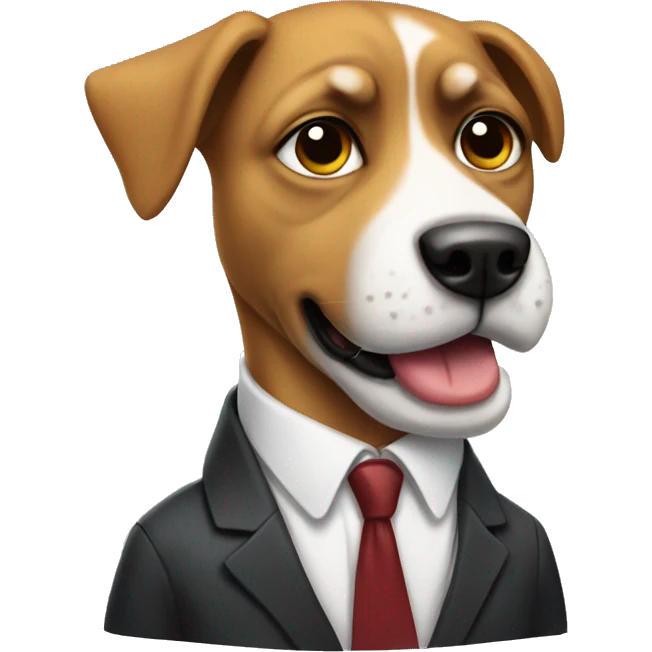 lawyer dog emoji