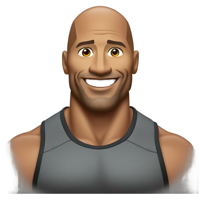 Dwayne Johnson emoji