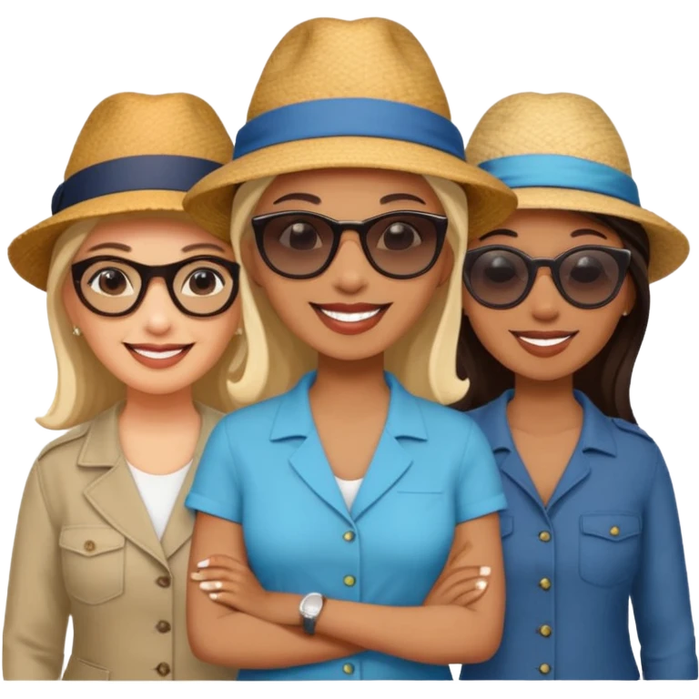 Aunties (5) traveling emoji