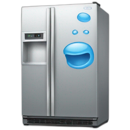 Un frigo emoji
