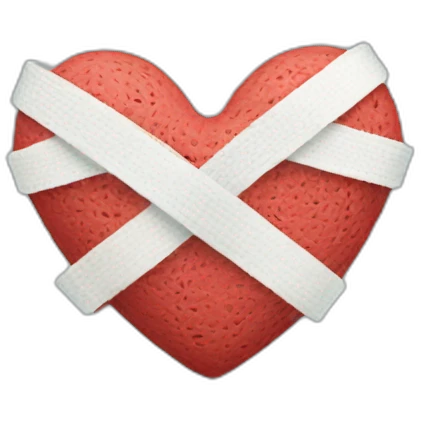bandaged heart emoji