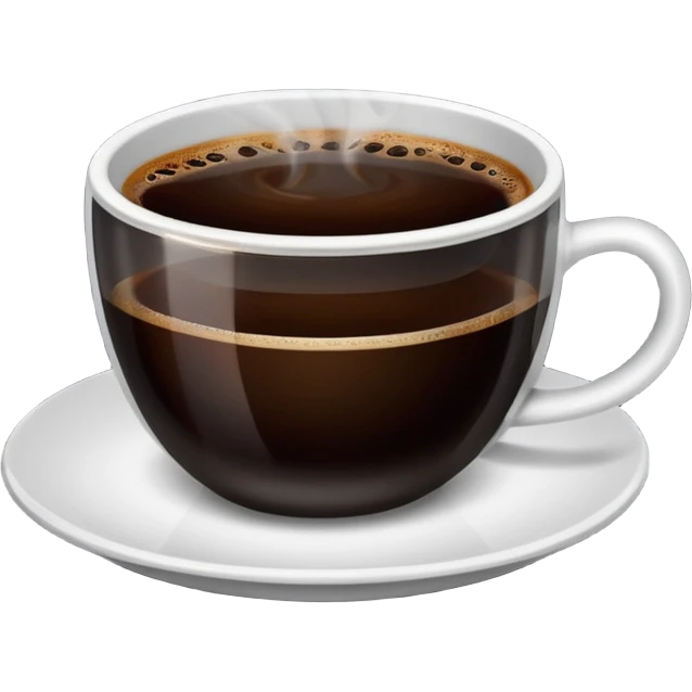 Black coffee emoji