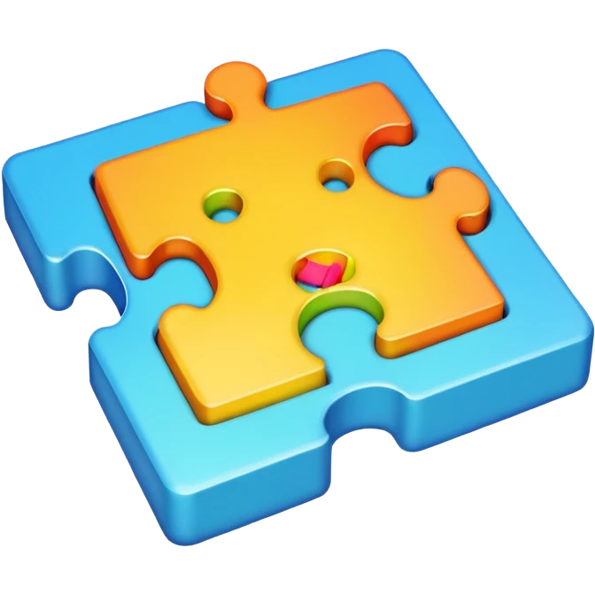 wrong puzzle piece in a hole emoji
