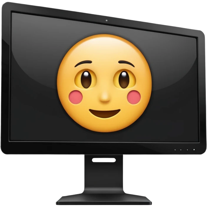 gaming  large monitor emoji