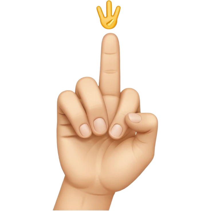 Hand up saying save it emoji