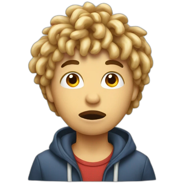 Poutin eat nuddles emoji