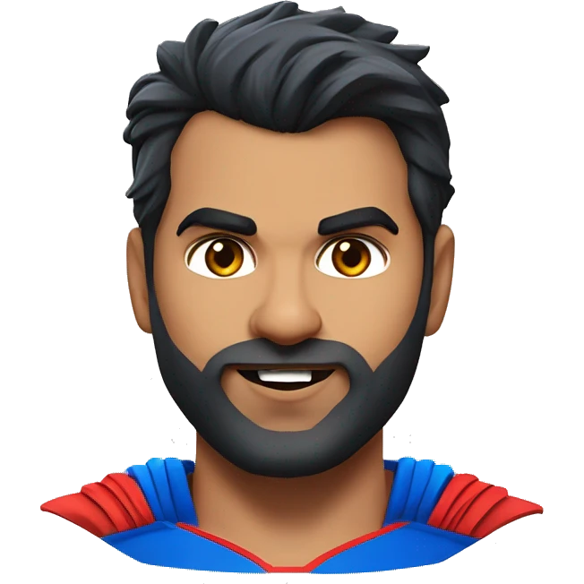 superman rohit sharma as captain india emoji