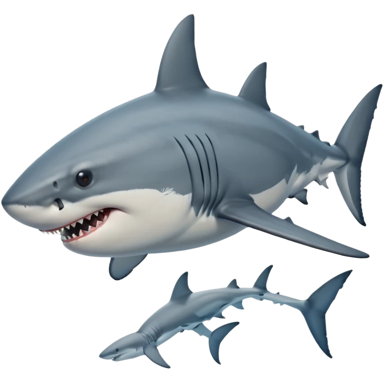 Great white shark with human legs  emoji