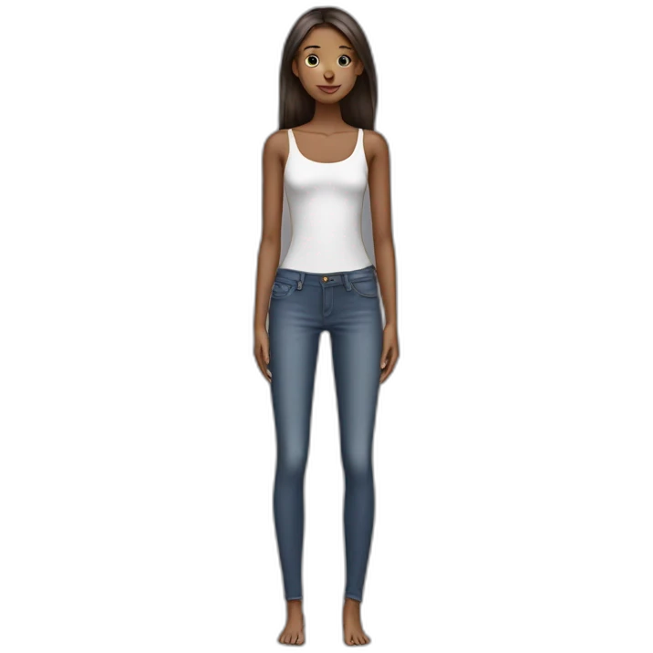 skinny model emoji