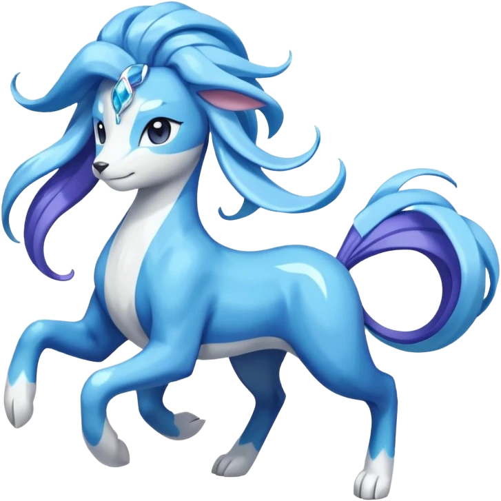 Pokemon  legendary Suicune emoji