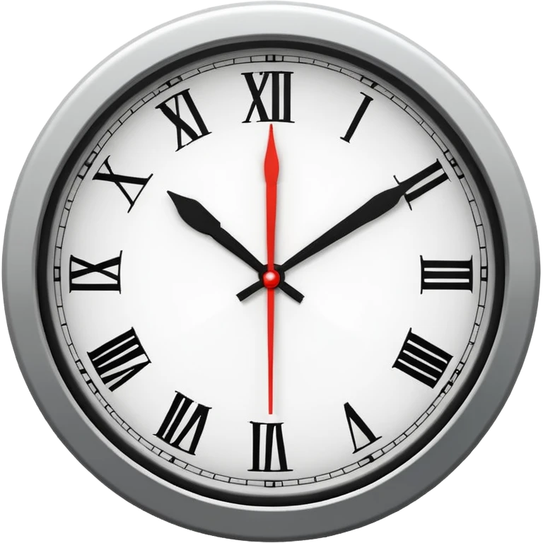analog clock emoji