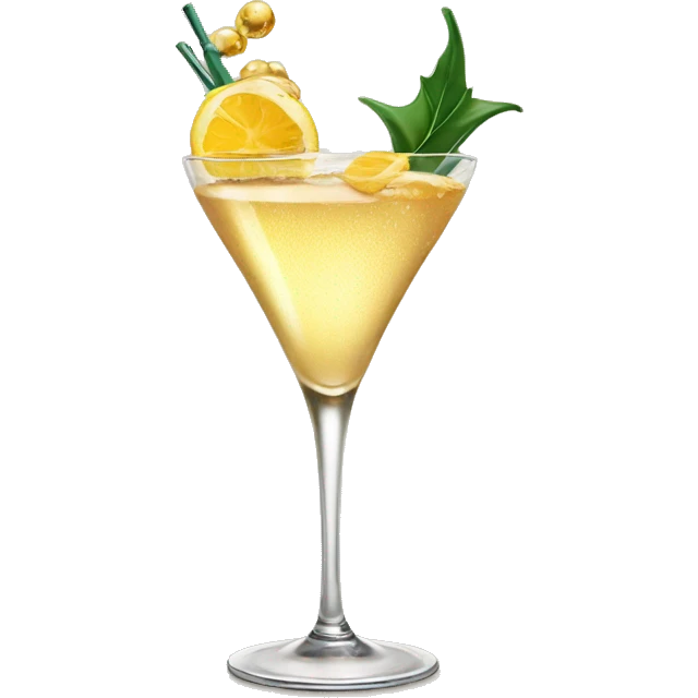Champagne cocktail emoji