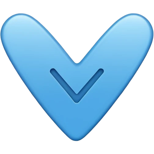 Checkmark blue emoji