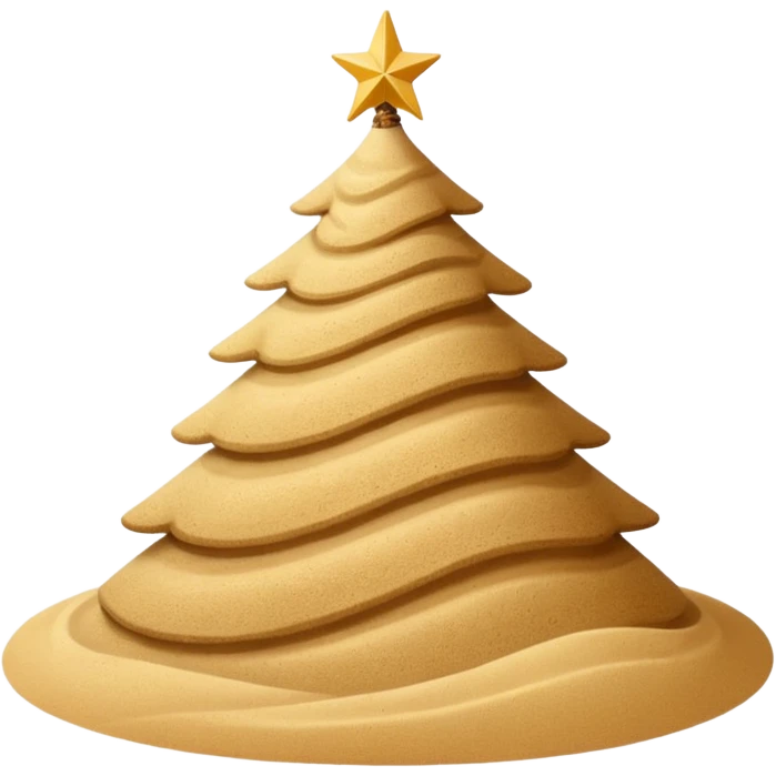 make a sand christmas emoji emoji