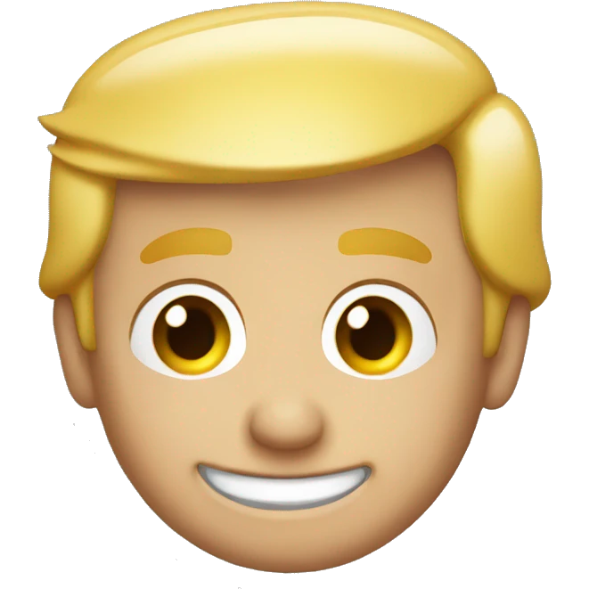 Donald Trump smiling emoji