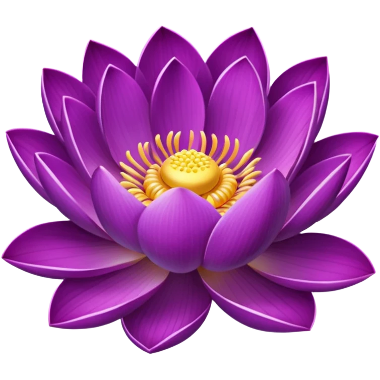 Purple lotus emoji