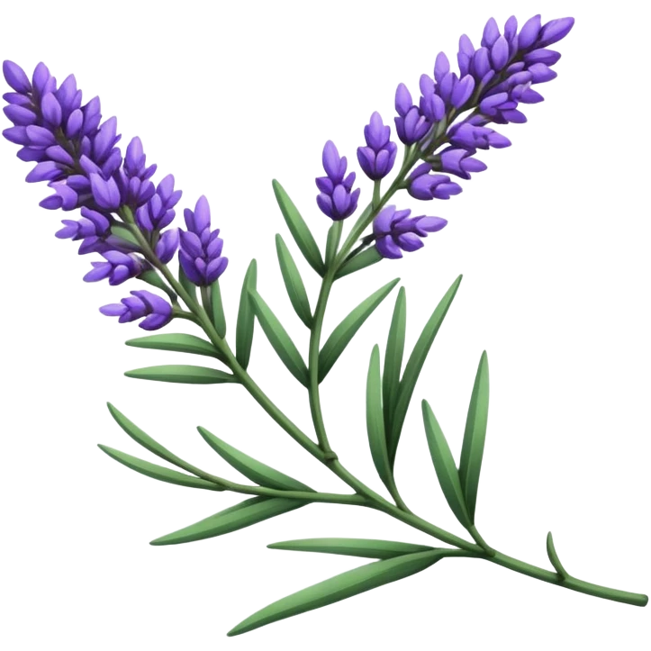 Lavender branch  emoji