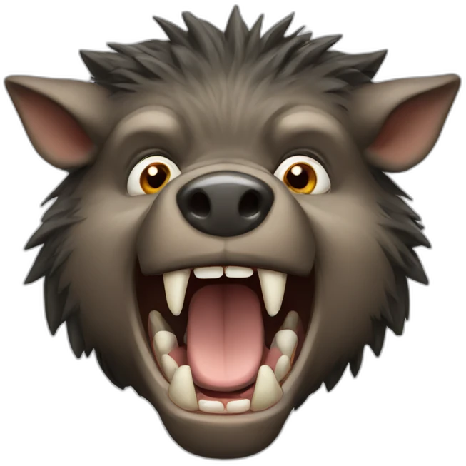 growling boar emoji