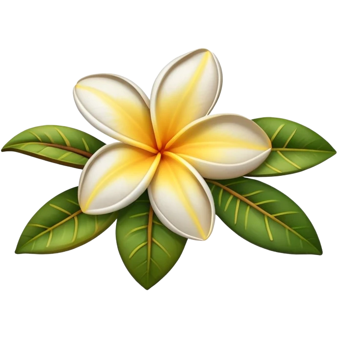 Sick plumeria emoji