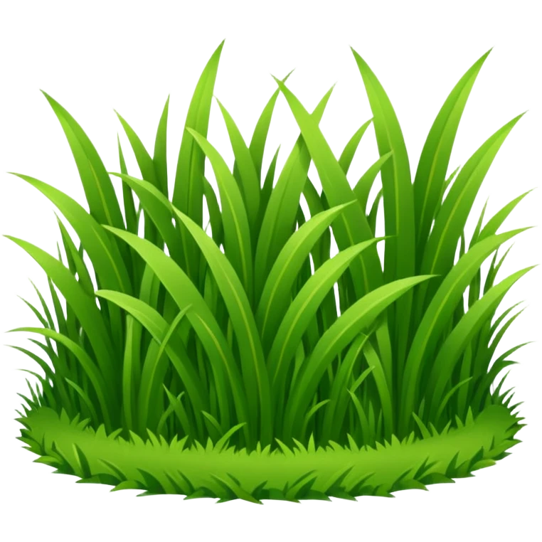  flat grass emoji