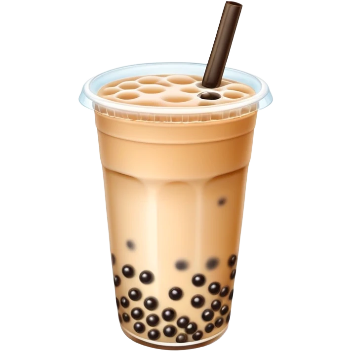 bubble tea with tapioca pearls emoji