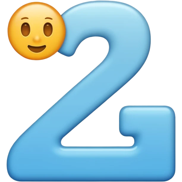 Number 1 emoji