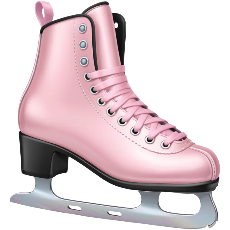 pastel pink ice skates emoji