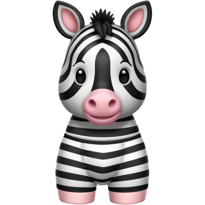 So zebra in underwear emoji