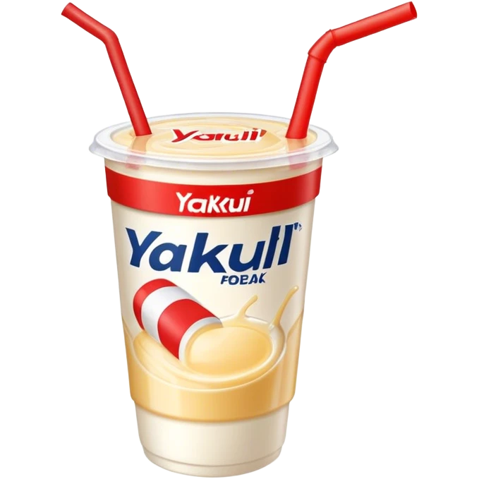 straw pack Korea Yakult emoji