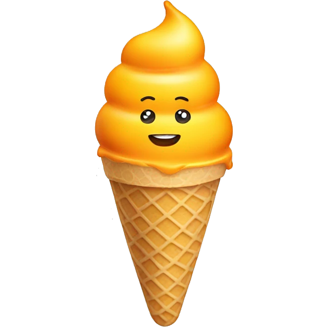 mango ice cream with chile emoji