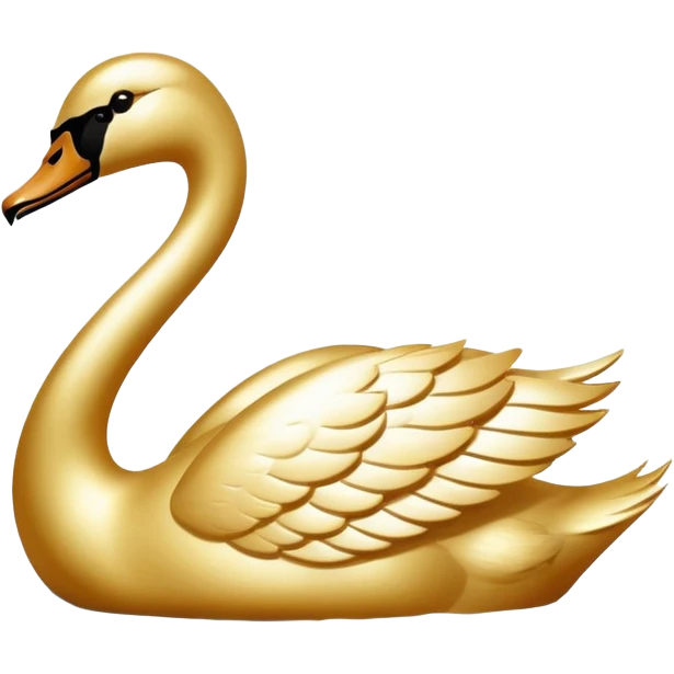 Golden swan emoji