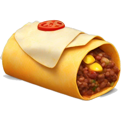 Wet burrito  emoji