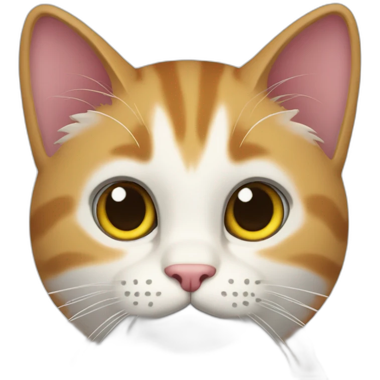 Cat with 3 tails emoji
