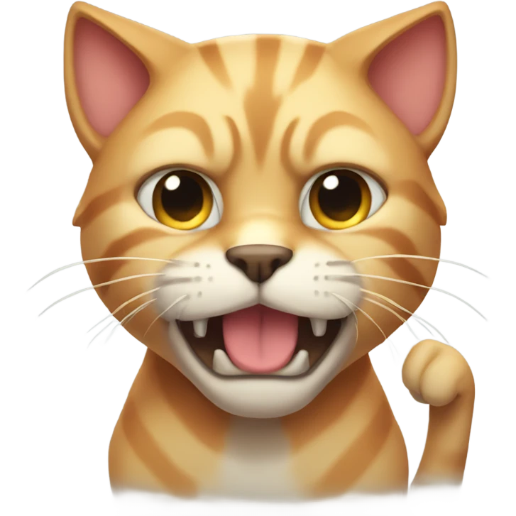 Really muscular cat emoji