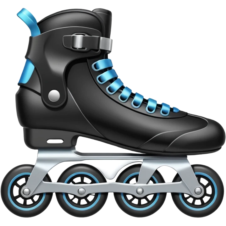 roller blade black emoji